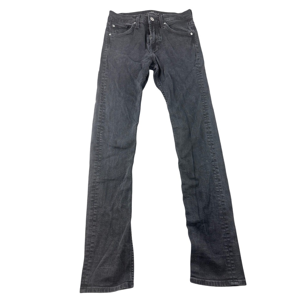 7 For All Mankind Jeans Men 28 Black Paxtyn Skinny Stretch Denim Urban Rocker
